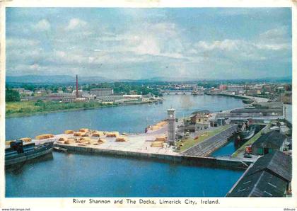 Irlande - Limerick - Limerick City - River Shannon and The Docks - Ireland - Irlanda - CPM - Voir Scans Recto-Verso