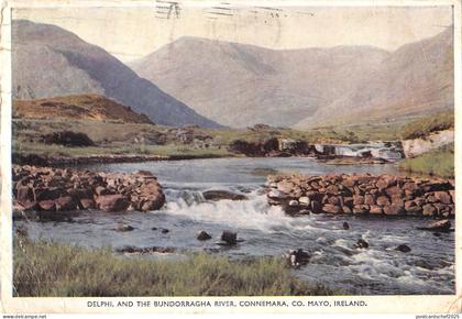 BR68139 delphi and the bundorragha river  connemara  mayo  ireland