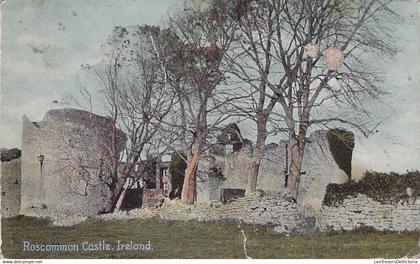 [-5%] CPA Irlande - Roscommon Castle - Series of Fine Arts Postcards - Oblitérée 1911 - Colorisée - Ruines - Brillante