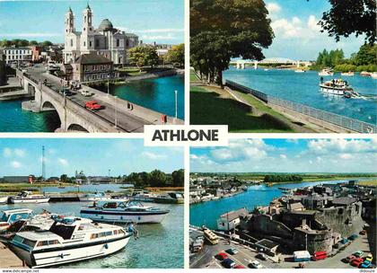 Irlande - Westmeath - Athlone - Multivues - Bateaux - CPM - Voir Scans Recto-Verso