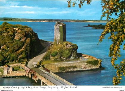 CPM Norman Castle River Slaney Ferrycarrig Wexford Ireland