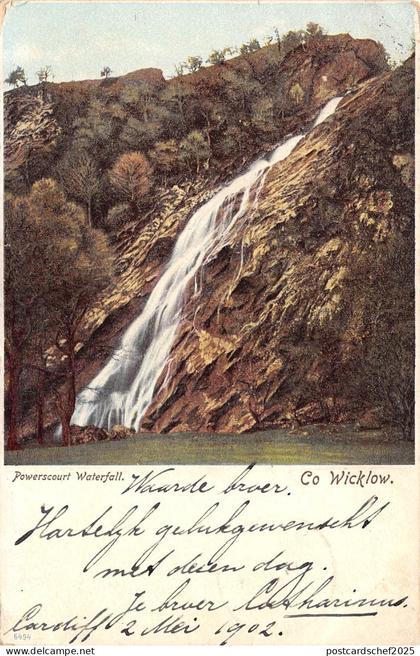 BR61796 ireland wicklow powerscourt waterfall