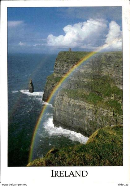 Carte Postale - Irlande - Clare - Rainbow at the cliffs of moher co clare - Co Clare - CPM - Voir Scans Recto-Verso