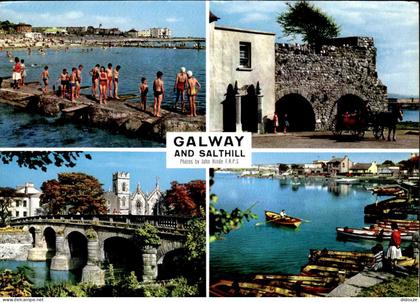 Carte Postale - Irlande - Galway - Galway and salthill - Multivues - Co Galway - CPM - Voir Scans Recto-Verso