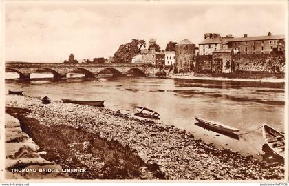 uk32419 thomond bridge limerick ireland real photo