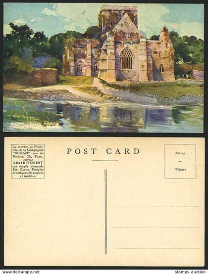 CO TIPPERARY Old Artist Drawn Postcard HOLY CROSS ABBEY