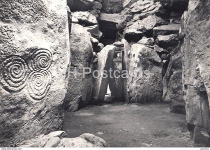 Triple Spiral and Inerior - Newgrange - Meath - Ireland - unused