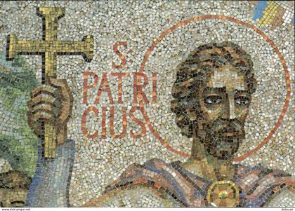 Carte Postale - Irlande - Mullingar - St patrick's day greetings from ireland - Art Mosaique Religieuse - Co Westmeath -