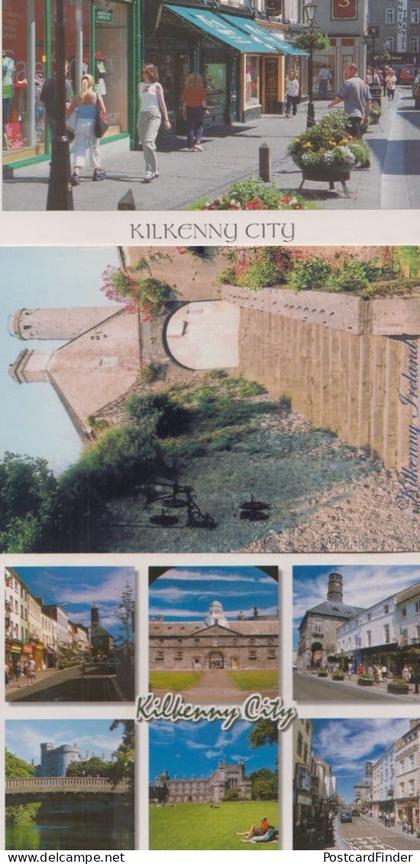 Kilkenny City St Canices Steps Benetton Jewellers 3x Irish Postcard