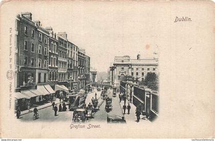 IRLANDE - Dublin - Grafton Street - Transport - Magasin - Animé - CPA