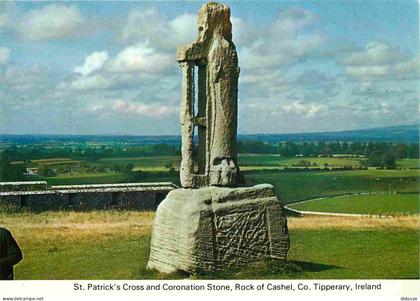 Irlande - Tipperary - The Rock of Cashel - St Patrick's Cross and Coronation Stone - CPM - Voir Scans Recto-Verso