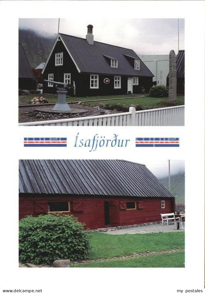 Isafjoerdur aelteste Haeusergruppe in Island
