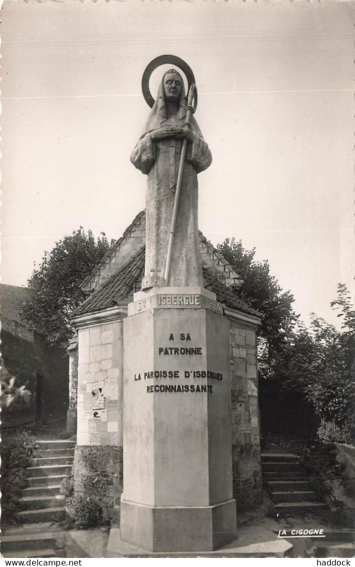 ISBERGUES - STATUE DE SAINTE ISBERGUES