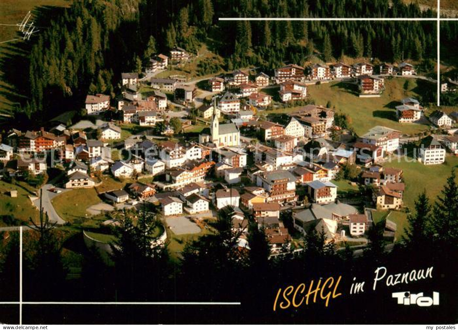 Ischgl Fliegeraufnahme