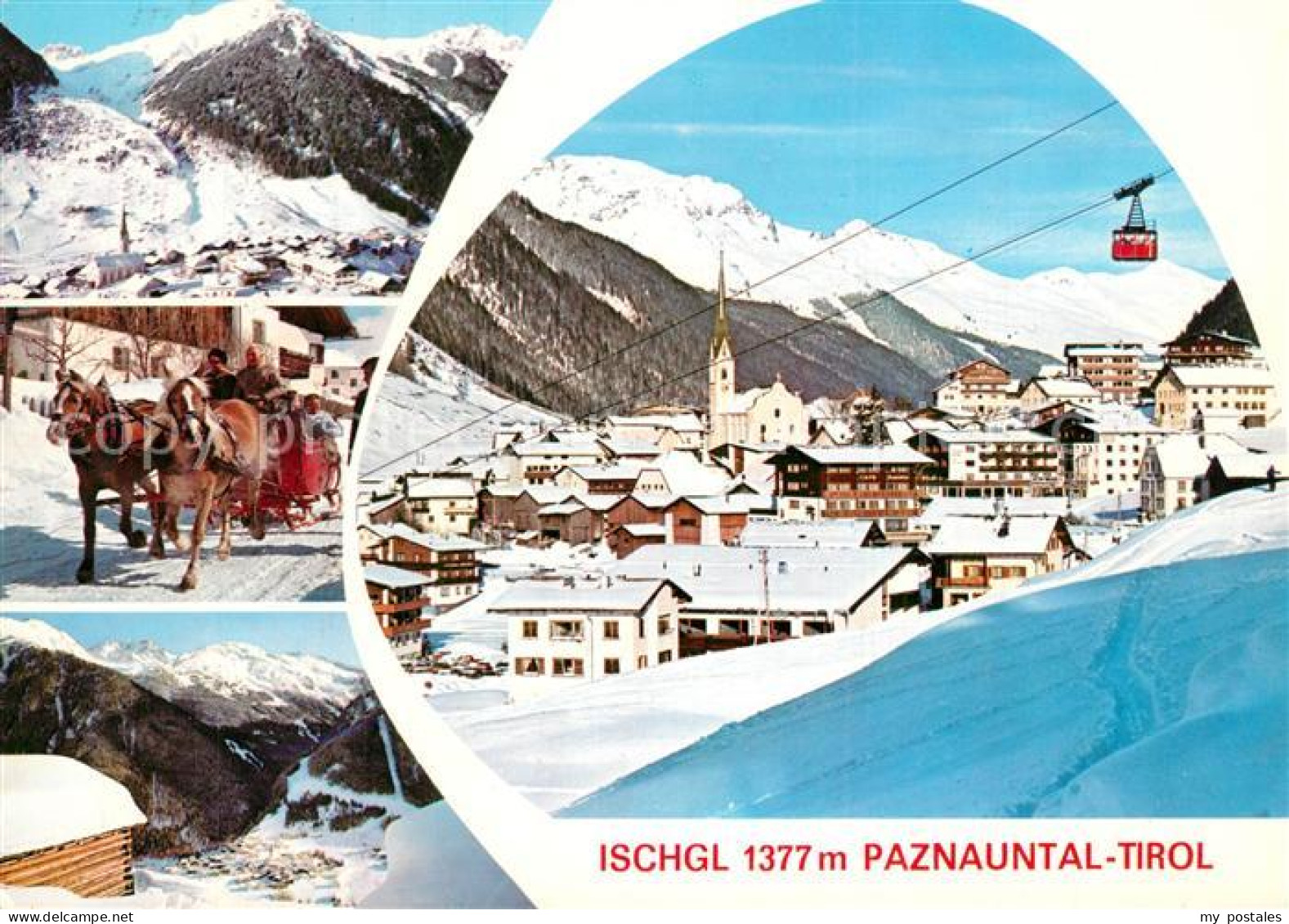 Ischgl Pferdeschlitten Seilbahn