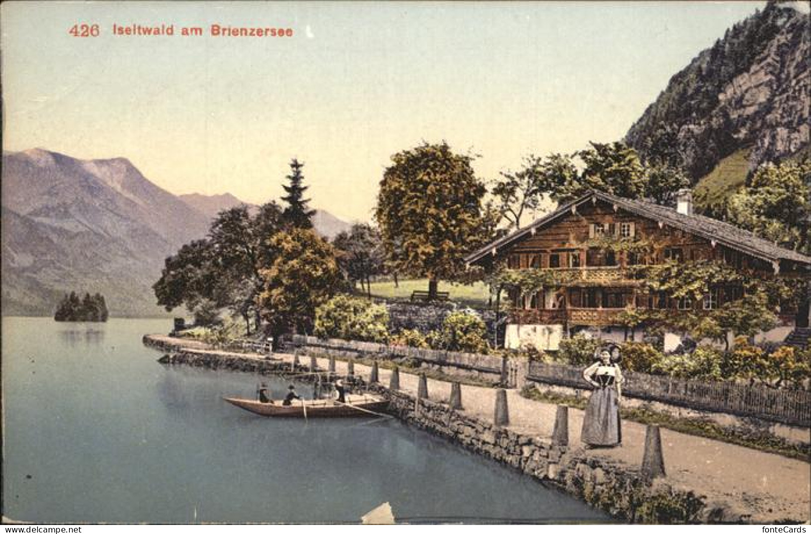Iseltwald Brienzersee Boot