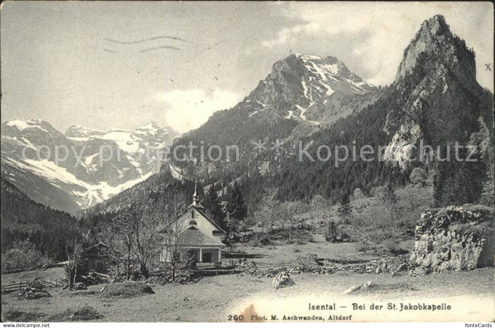 Isenthal St Jakobkapelle Panorama