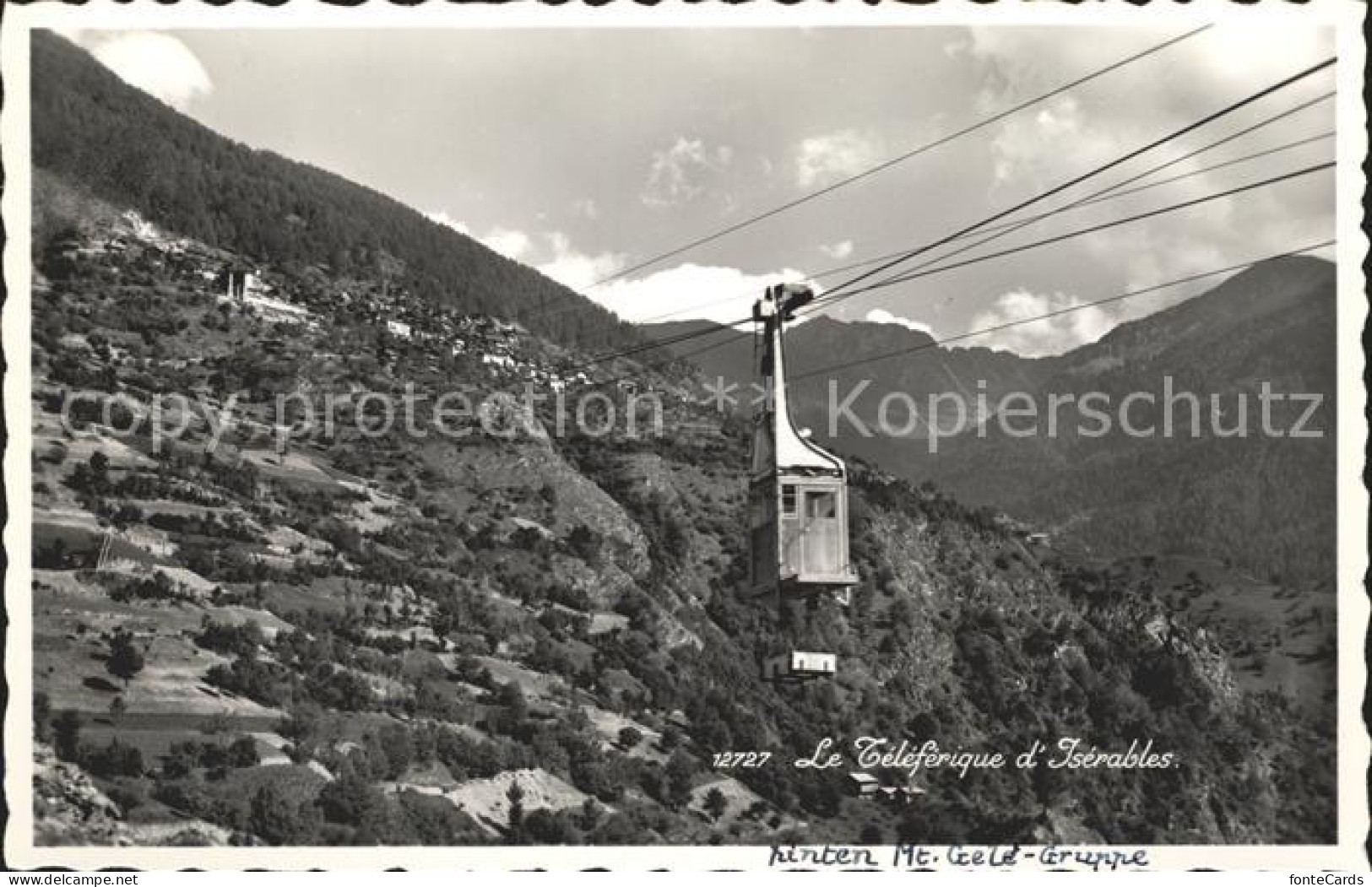 Iserables Le Teleferique Bergbahn