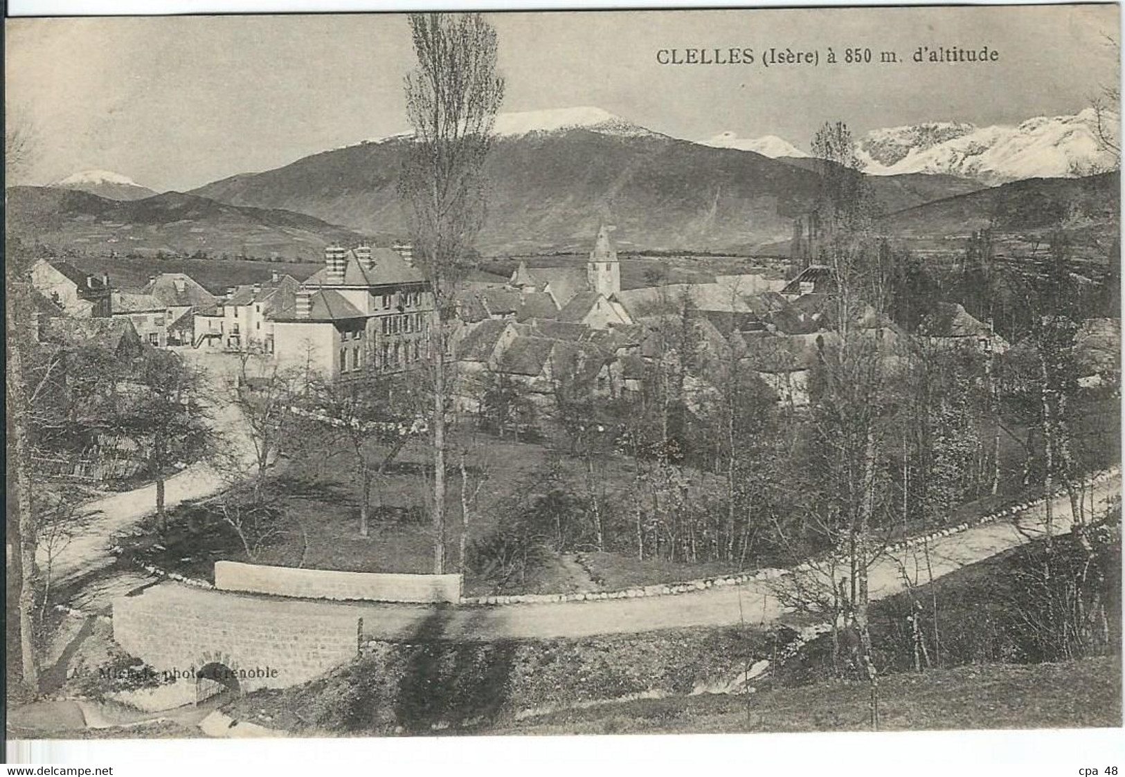 ISERE : Clelles, Vue Générale