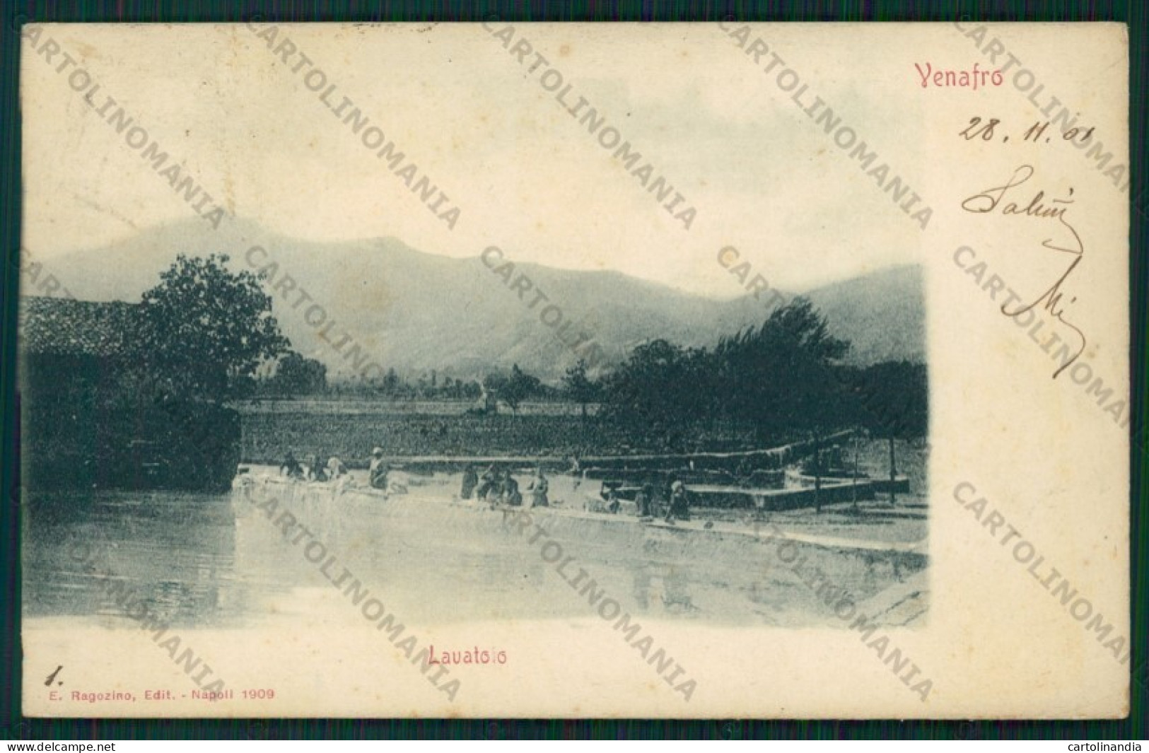 Isernia Venafro Lavandaie cartolina VK2092