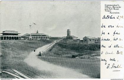 Ascension Commandant's Offices Barracks Salt Water Tower