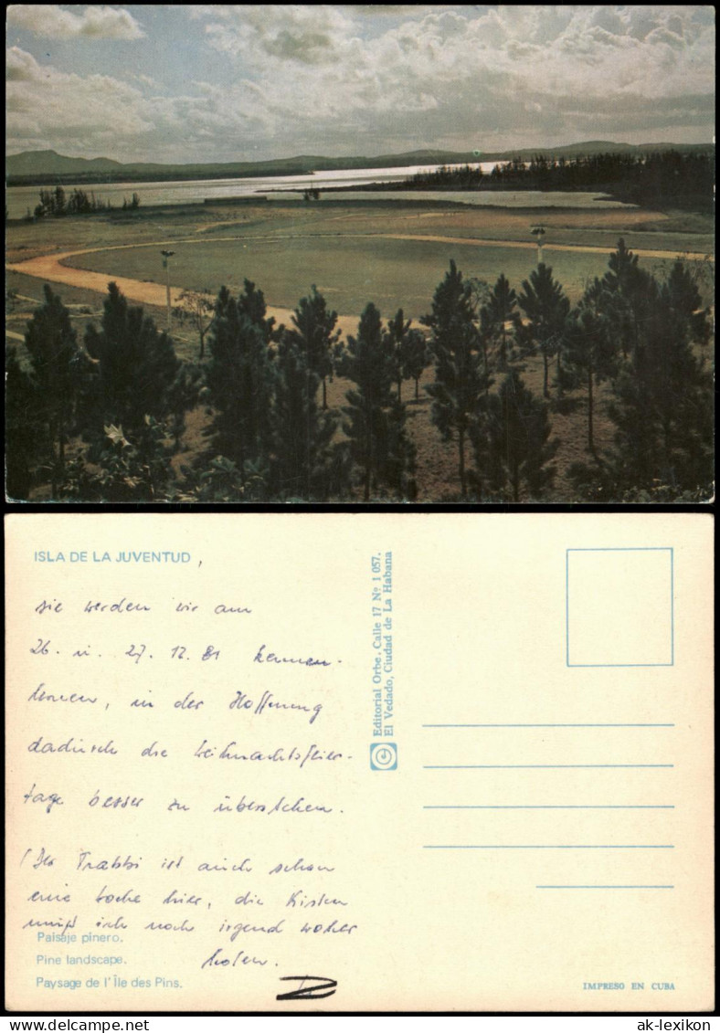 Isla de la Juventud Isla de Pinos Kiefernlandschaft auf der Isla de la Juventud 1981