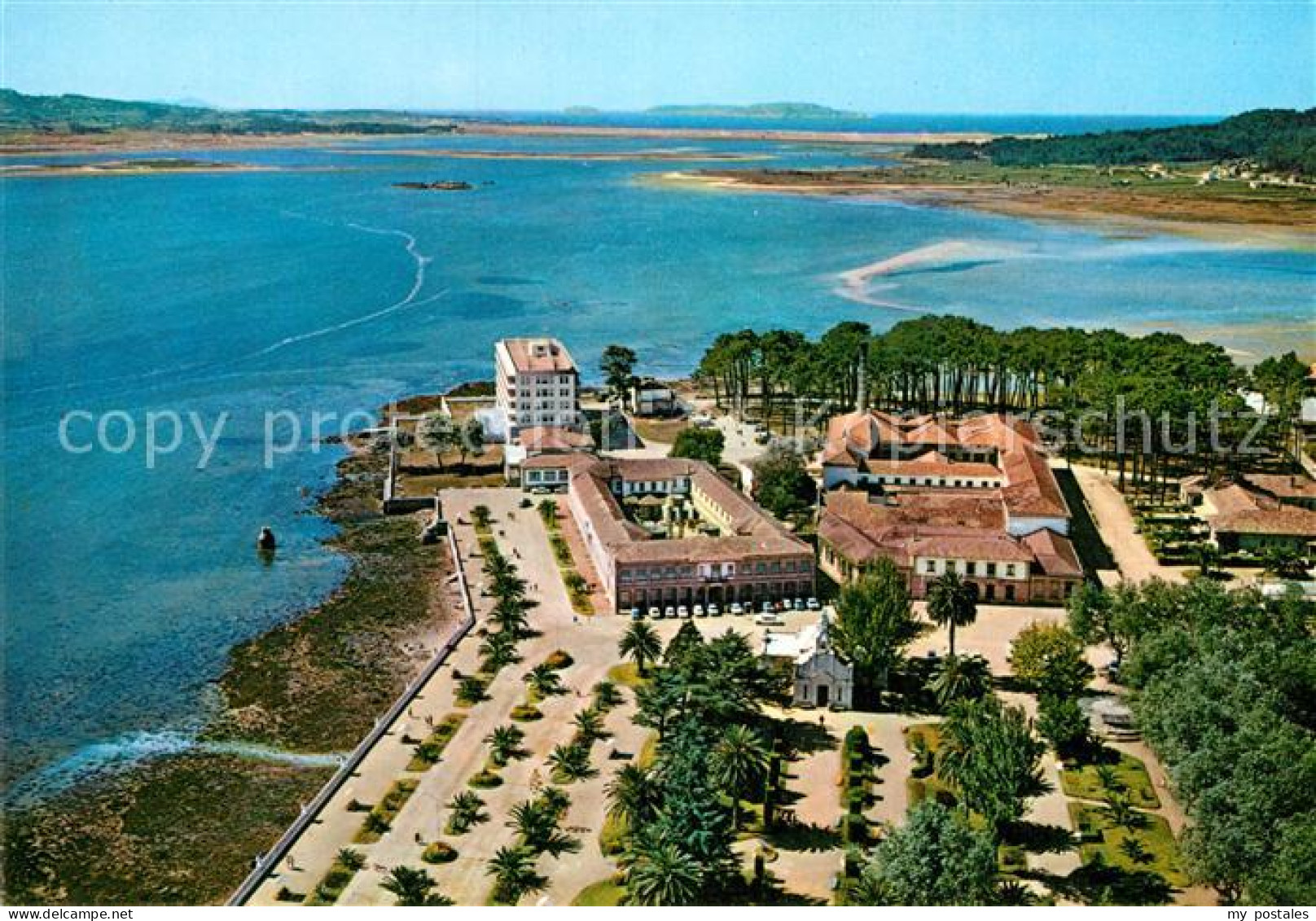 Isla de La Toja Fliegeraufnahme