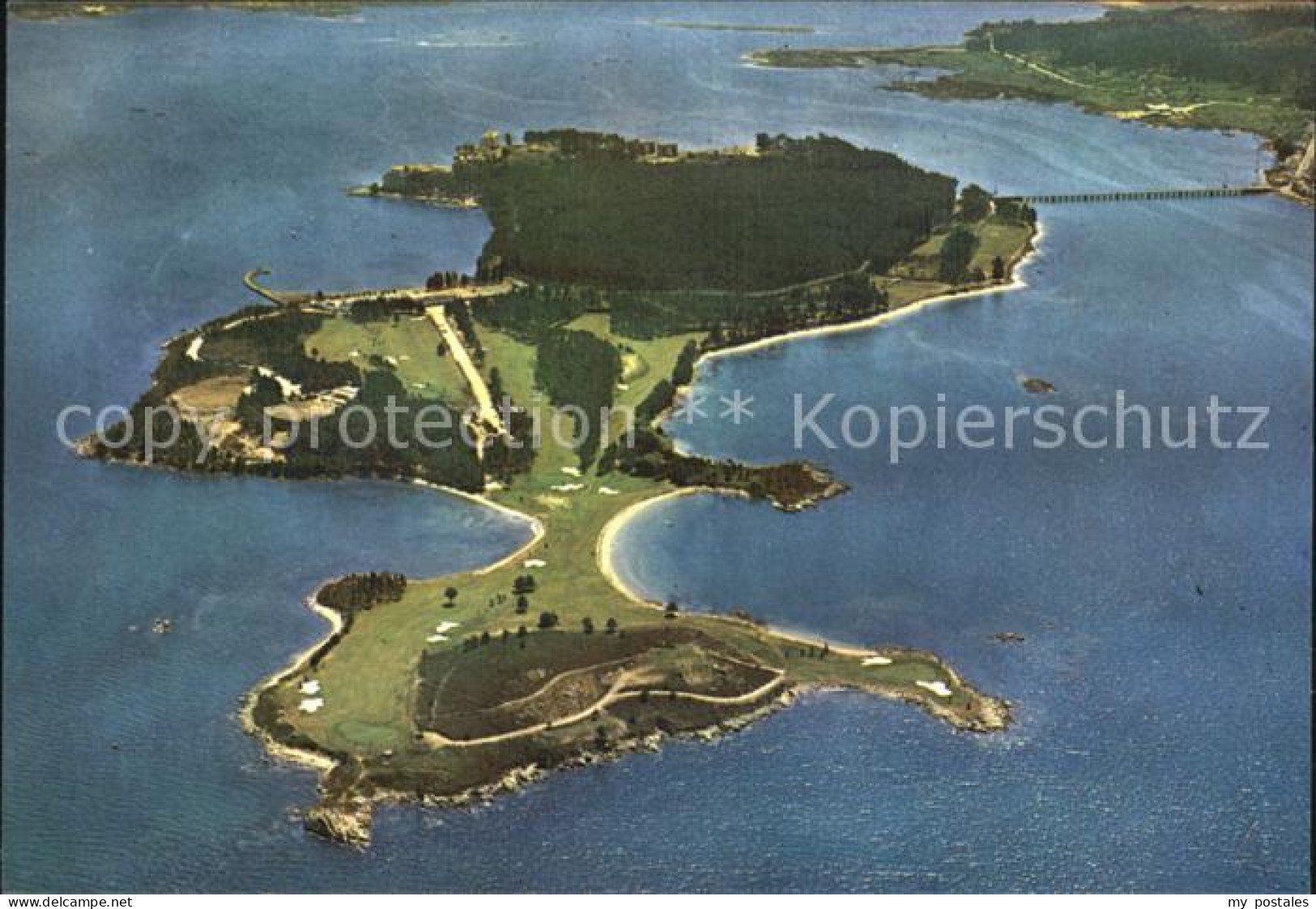 Isla de La Toja Fliegeraufnahme