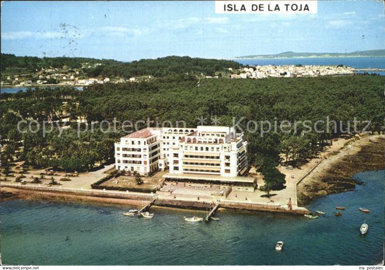 Isla de La Toja Gran Hotel Fliegeraufnahme