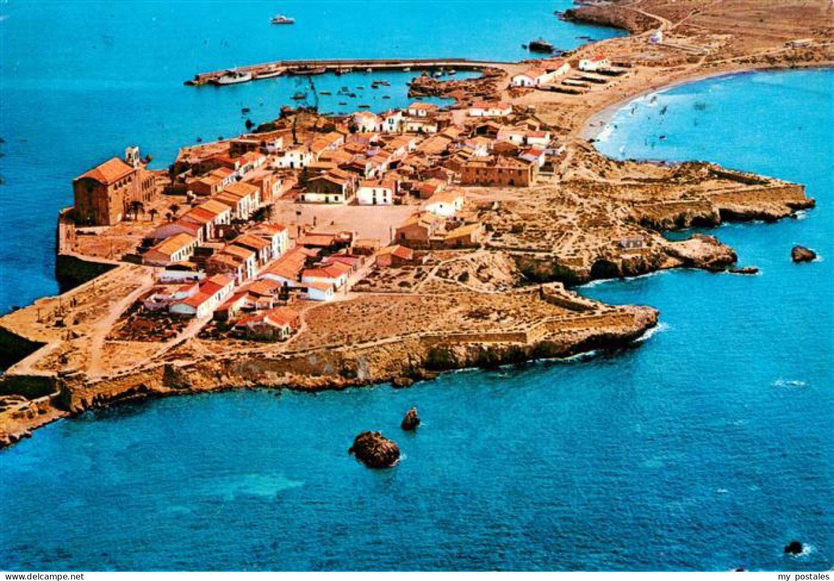 Isla de Tabarca ES Fliegeraufnahme