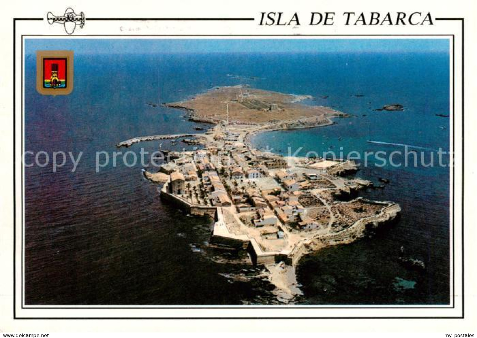 Isla de Tabarca ES Fliegeraufnahme