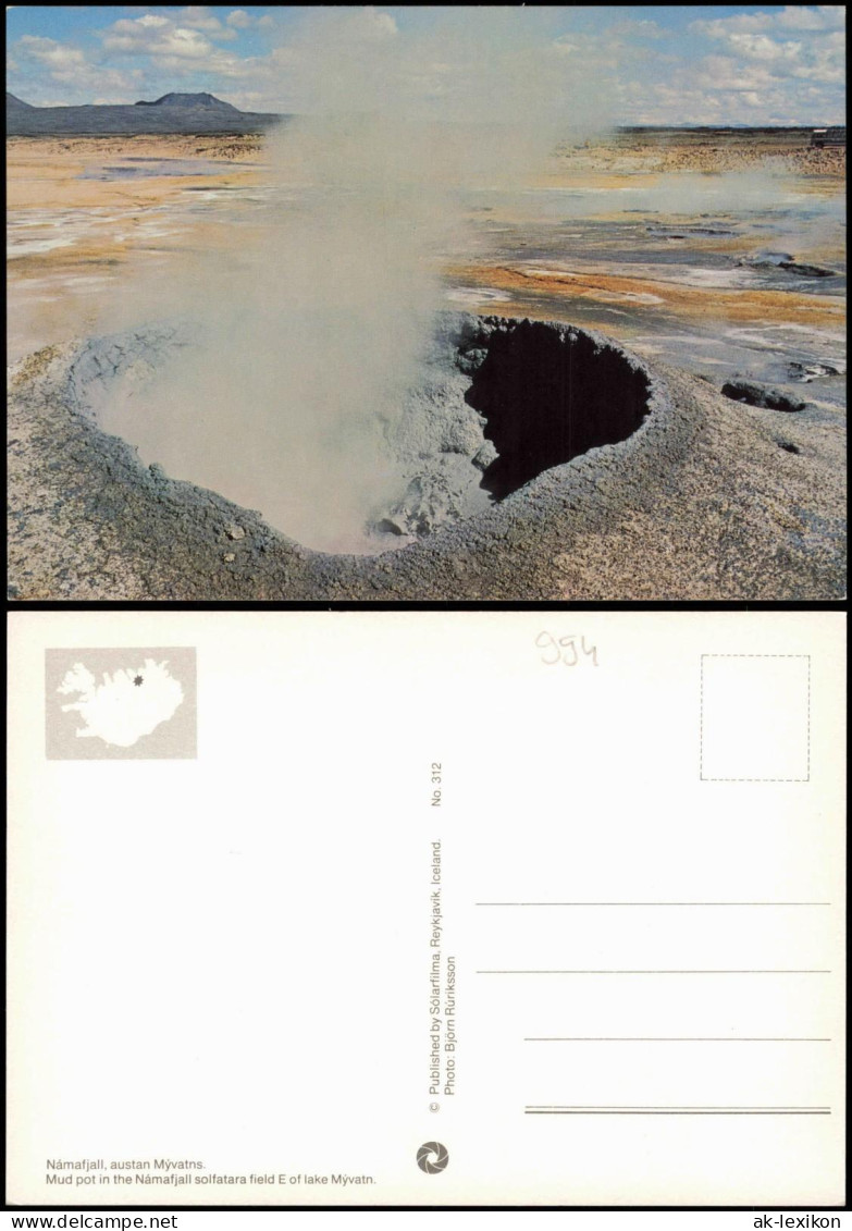 Island a Iceland Námafjall, austan Mývatns, Vulkanismus Island Iceland 1970