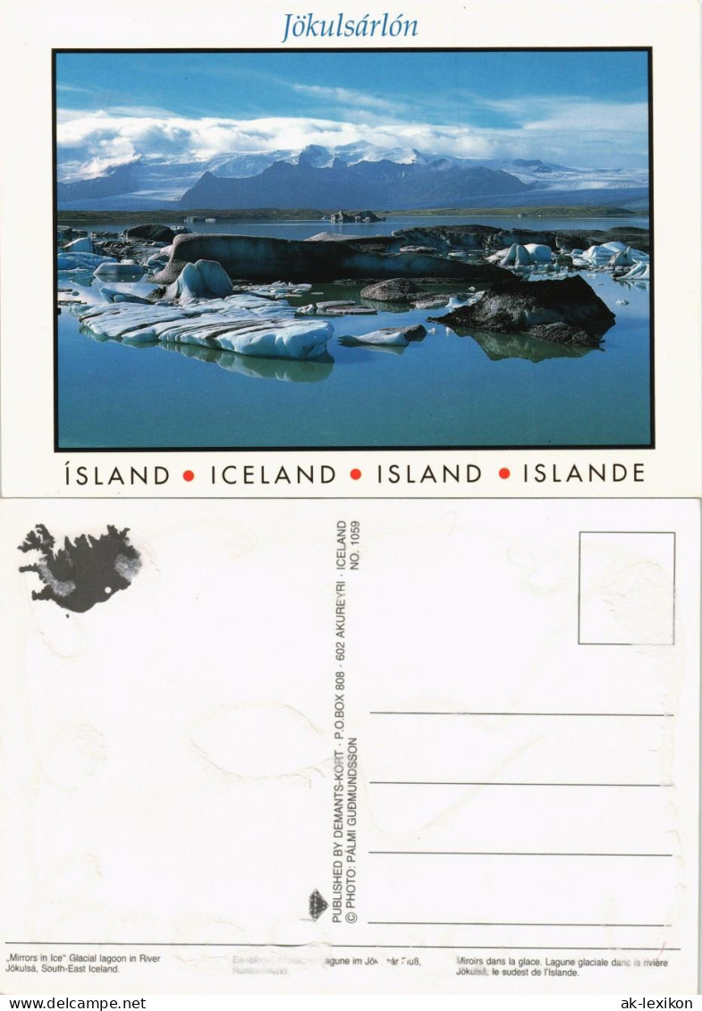 Island allgemein-Island Iceland Jökulsárlón ISLAND ICELAND ISLANDE 1990