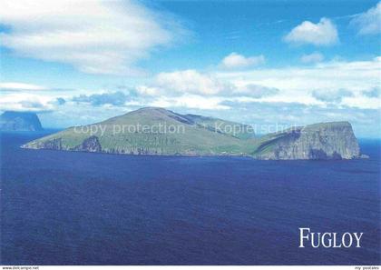 Fugloy Faeroeer Island Fliegeraufnahme