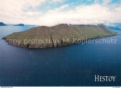 Hestoy Faeroeer Island Fliegeraufnahme