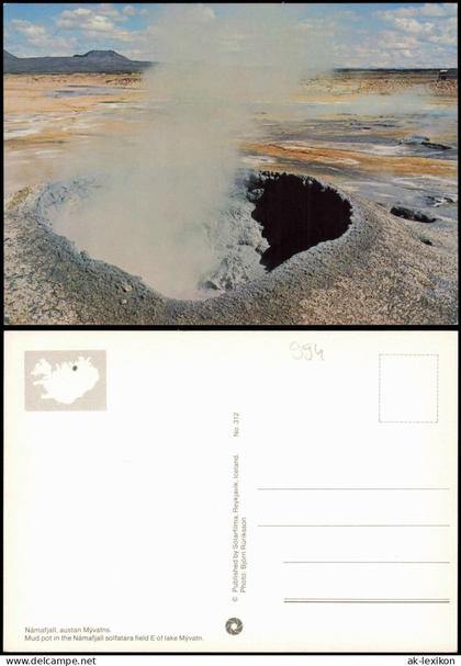 Island a Iceland Námafjall, austan Mývatns, Vulkanismus Island Iceland 1970