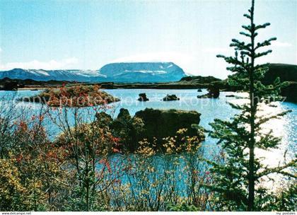 Island Iceland Myvatnsee Landschaftspanorama