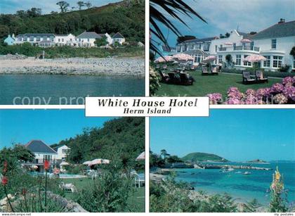 Herm Island White Hous Hotel Garten Panorama