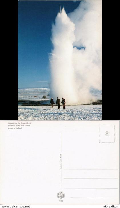 Island  Iceland Great Geysir, Strokkur, Iceland Island Landscape 1980
