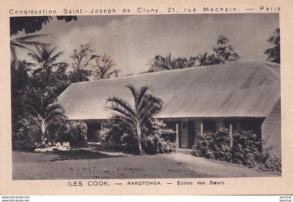 V9- ILES  COOK - RAROTONGA - ECOLES  DES  SOEURS  - ( 2 SCANS )