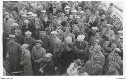 A5972 Feroe Island Torshavn pasangers passengers of a ship