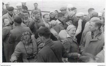 A5972 Feroe Island Torshavn pasangers passengers on a ship