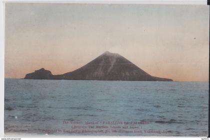 Îles Mariannes Micronésie Mariana Islands The Volcanic Island of Farallon de Pajareos Volcan Volcano Vintage Postcard