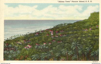 Pitcairn Islands, ADAMSTOWN, Panorama (1930s) Polynesia Postcard