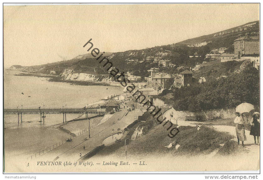 Isle of Wight - Ventnor - Looking East ca. 1905