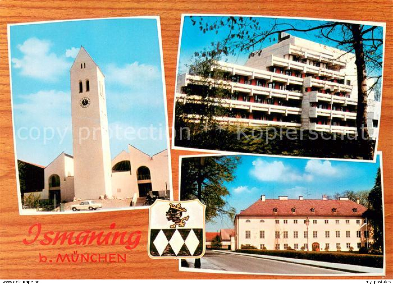 Ismaning Kirche Hotel Strassenpartie