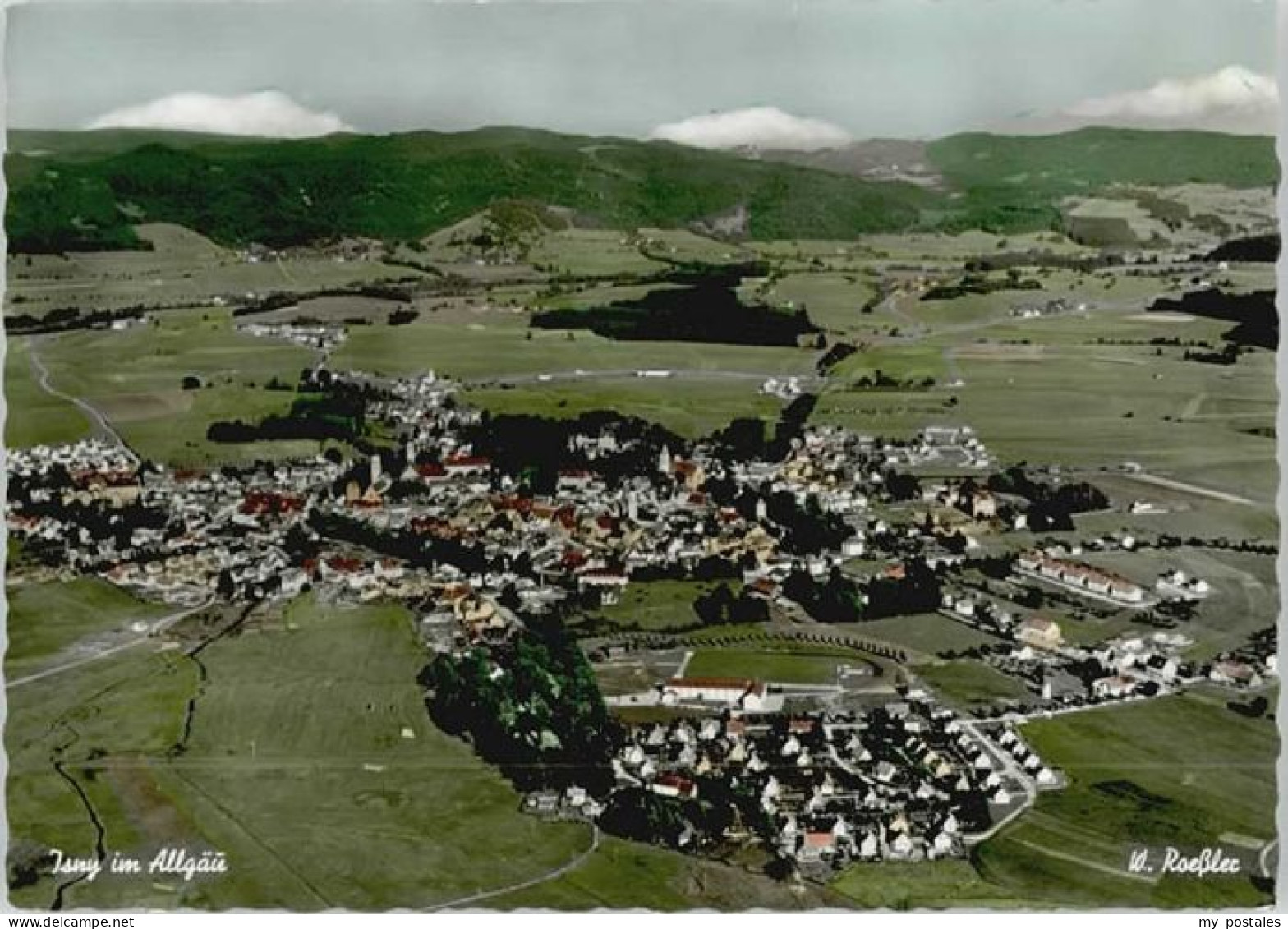 Isny Allgaeu Isny Fliegeraufnahme