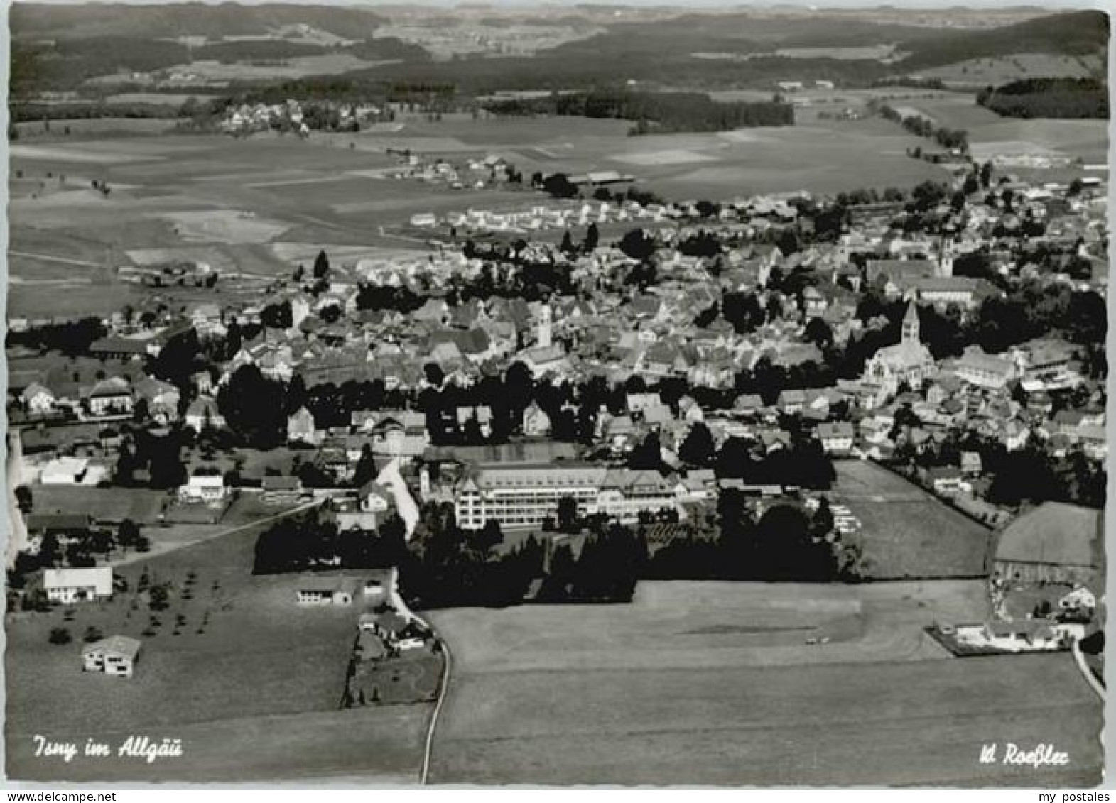 Isny Allgaeu Isny Fliegeraufnahme