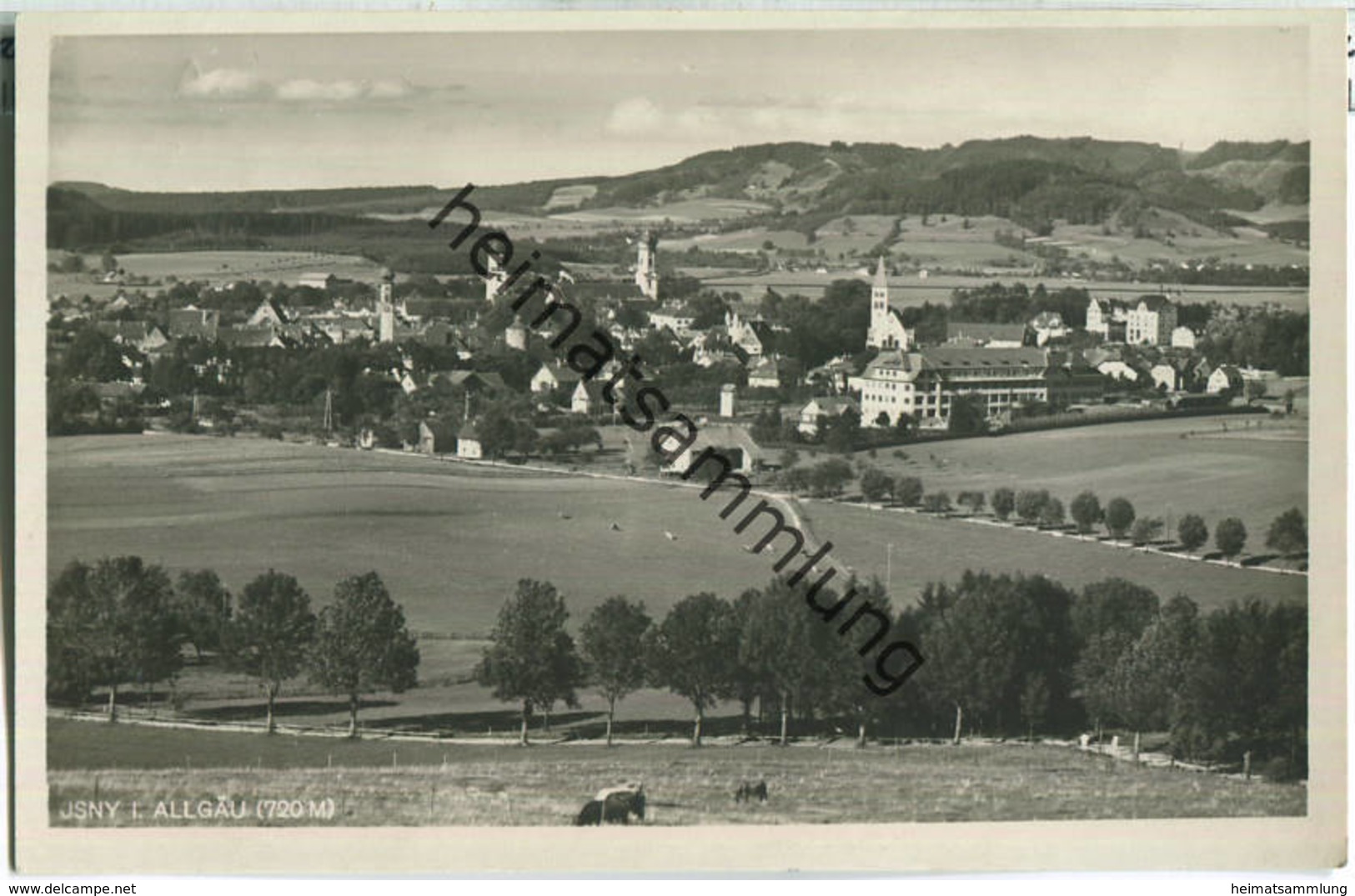 Isny - Gesamtansicht - Foto-Ansichtskarte