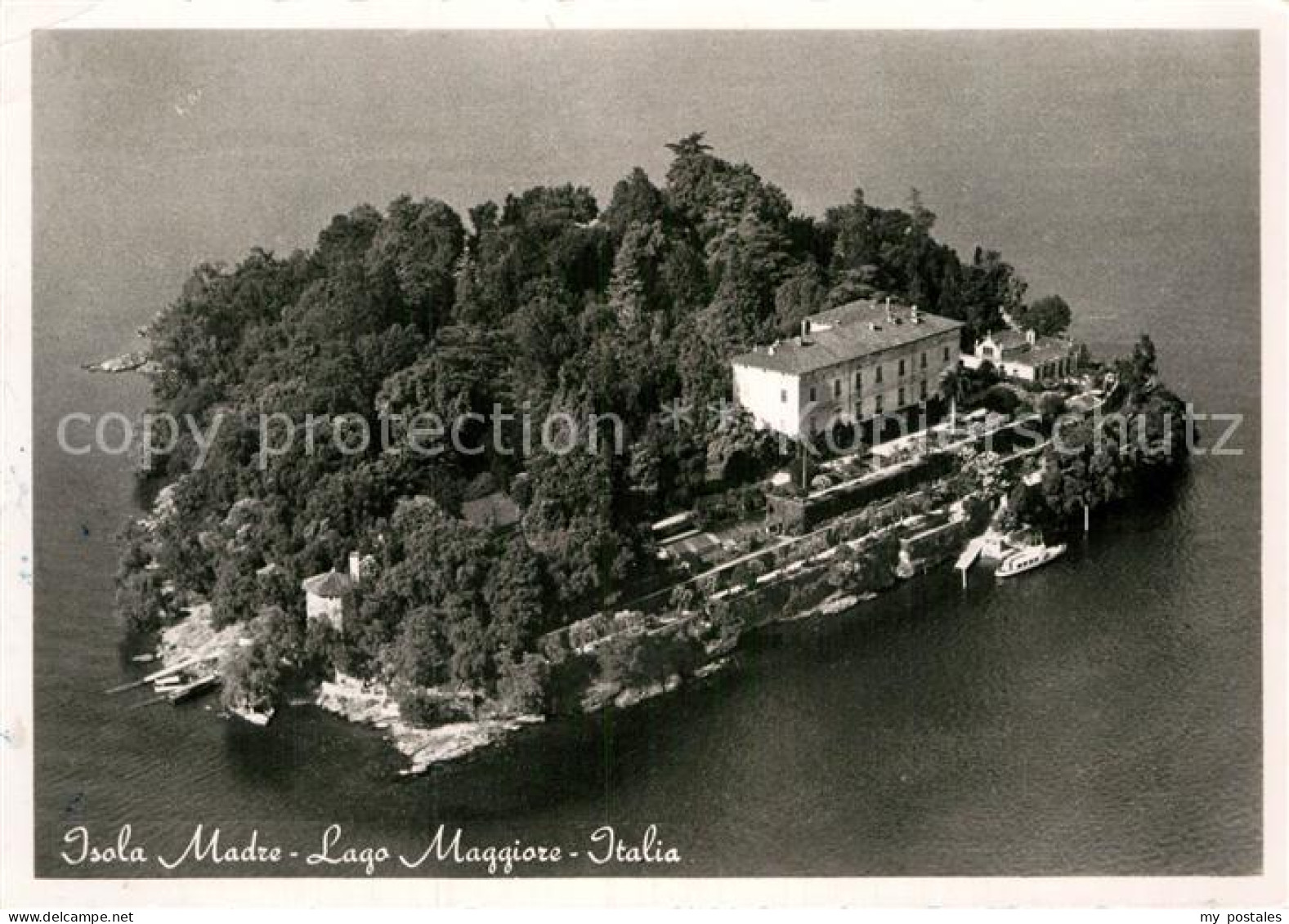 Isola Madre Lago Maggiore Giardino Botanico Lago Maggiore veduta aerea